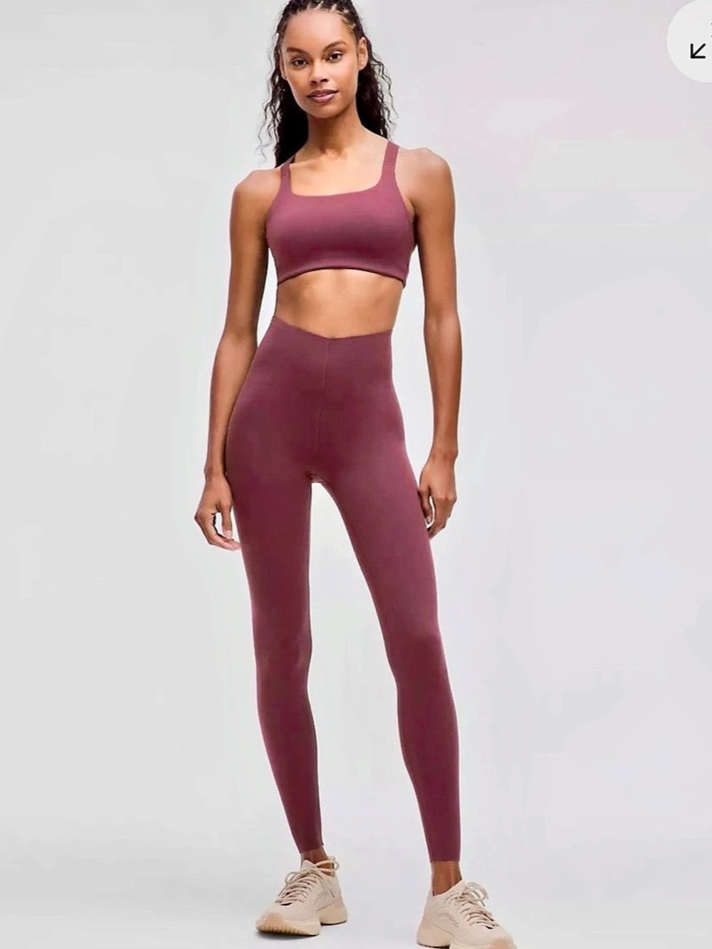 NWT lululemon Glow Up Super-High-Rise Tight 28" Goodnight Plum 4